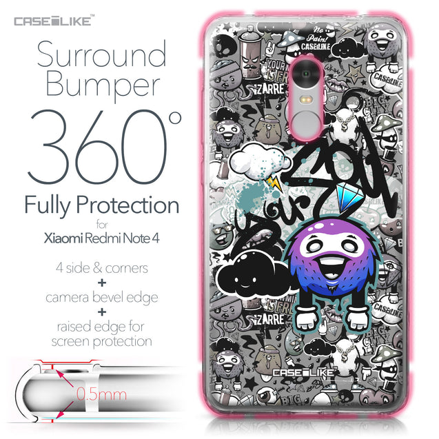 Xiaomi Redmi Note 4 case Graffiti 2706 Bumper Case Protection | CASEiLIKE.com