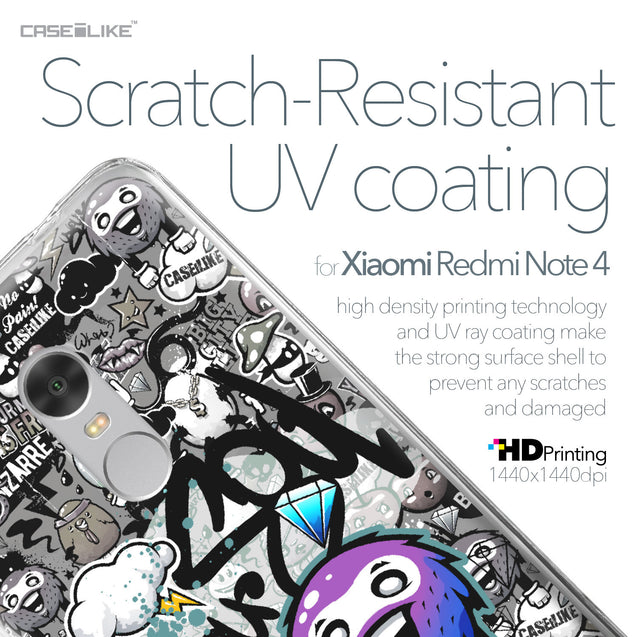 Xiaomi Redmi Note 4 case Graffiti 2706 with UV-Coating Scratch-Resistant Case | CASEiLIKE.com