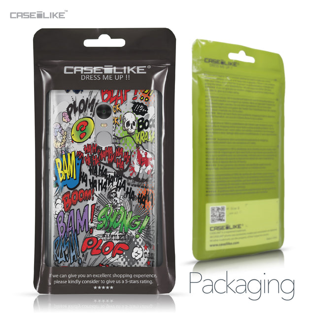Xiaomi Redmi Note 4 case Comic Captions 2914 Retail Packaging | CASEiLIKE.com