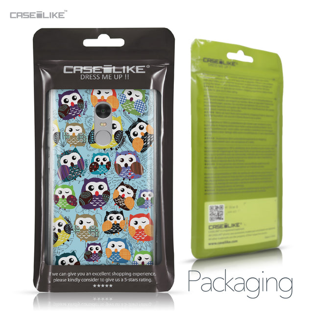 Xiaomi Redmi Note 4 case Owl Graphic Design 3312 Retail Packaging | CASEiLIKE.com