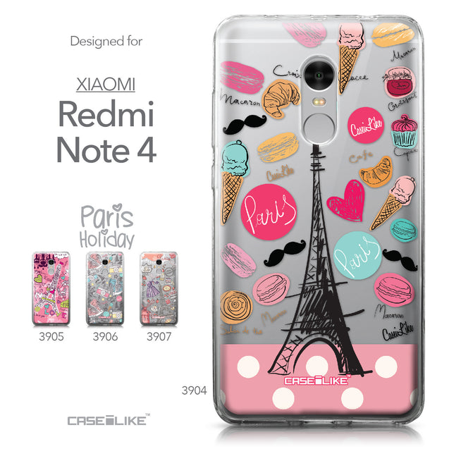 Xiaomi Redmi Note 4 case Paris Holiday 3904 Collection | CASEiLIKE.com
