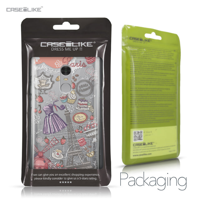 Xiaomi Redmi Note 4 case Paris Holiday 3907 Retail Packaging | CASEiLIKE.com