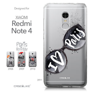 Xiaomi Redmi Note 4 case Paris Holiday 3911 Collection | CASEiLIKE.com