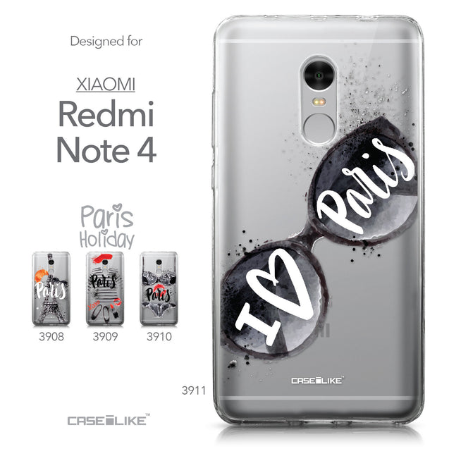Xiaomi Redmi Note 4 case Paris Holiday 3911 Collection | CASEiLIKE.com