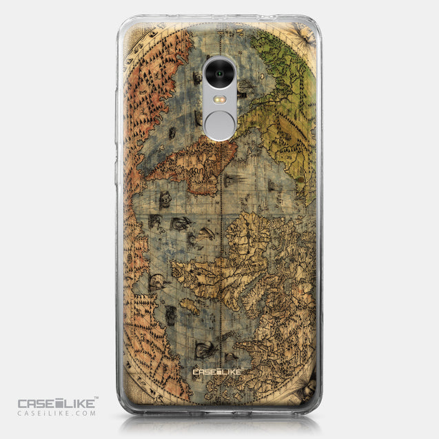 Xiaomi Redmi Note 4 case World Map Vintage 4608 | CASEiLIKE.com