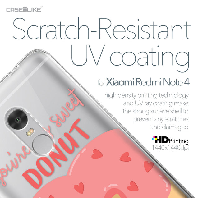 Xiaomi Redmi Note 4 case Dounuts 4823 with UV-Coating Scratch-Resistant Case | CASEiLIKE.com