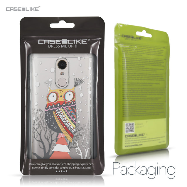 Xiaomi Redmi Note 5 case Owl Graphic Design 3317 Retail Packaging | CASEiLIKE.com