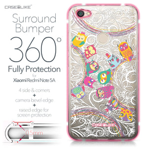 Xiaomi Redmi Note 5A case Owl Graphic Design 3316 Bumper Case Protection | CASEiLIKE.com