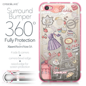 Xiaomi Redmi Note 5A case Paris Holiday 3907 Bumper Case Protection | CASEiLIKE.com