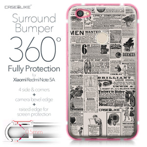 Xiaomi Redmi Note 5A case Vintage Newspaper Advertising 4818 Bumper Case Protection | CASEiLIKE.com