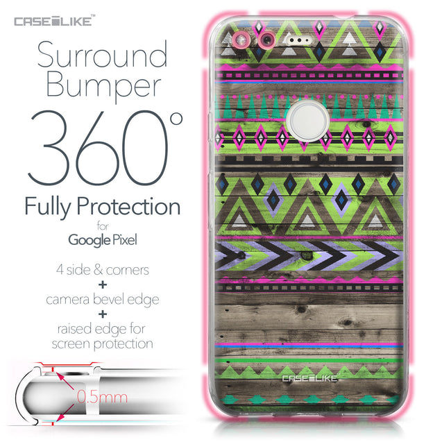 Google Pixel case Indian Tribal Theme Pattern 2049 Bumper Case Protection | CASEiLIKE.com