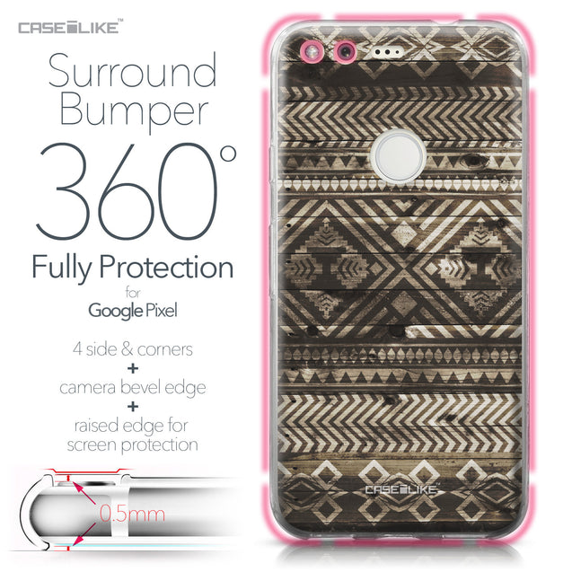 Google Pixel case Indian Tribal Theme Pattern 2050 Bumper Case Protection | CASEiLIKE.com