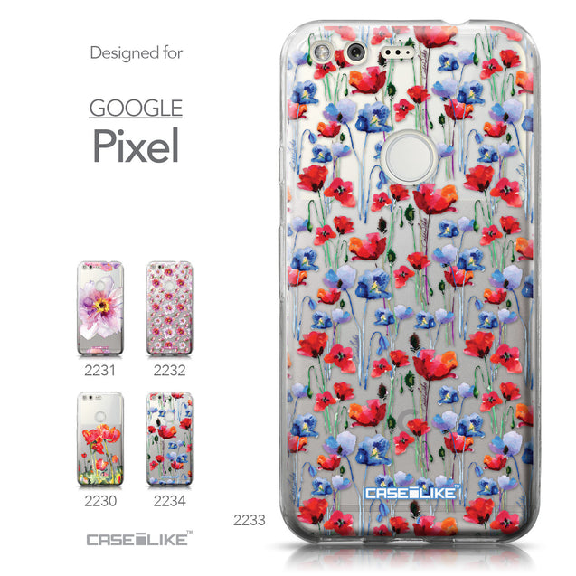 Google Pixel case Watercolor Floral 2233 Collection | CASEiLIKE.com