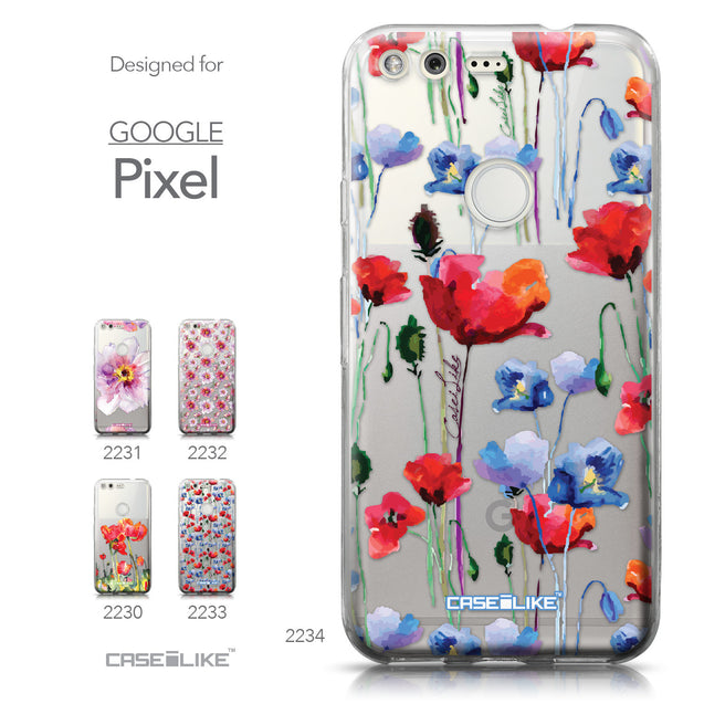 Google Pixel case Watercolor Floral 2234 Collection | CASEiLIKE.com