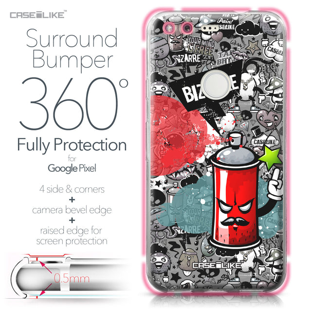 Google Pixel case Graffiti 2705 Bumper Case Protection | CASEiLIKE.com