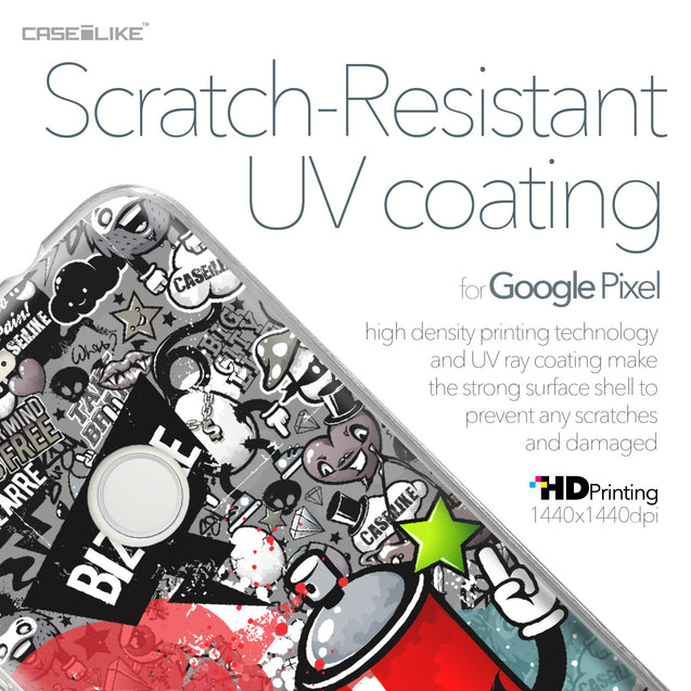Google Pixel case Graffiti 2705 with UV-Coating Scratch-Resistant Case | CASEiLIKE.com