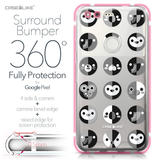 Google Pixel case Animal Cartoon 3639 Bumper Case Protection | CASEiLIKE.com