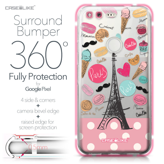 Google Pixel case Paris Holiday 3904 Bumper Case Protection | CASEiLIKE.com