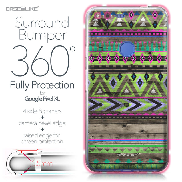 Google Pixel XL case Indian Tribal Theme Pattern 2049 Bumper Case Protection | CASEiLIKE.com