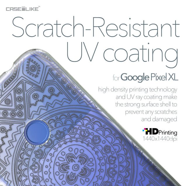Google Pixel XL case Indian Line Art 2063 with UV-Coating Scratch-Resistant Case | CASEiLIKE.com