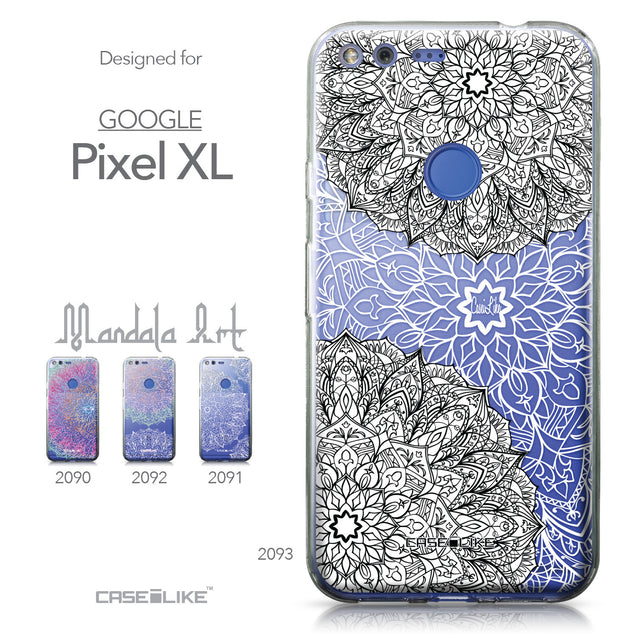Google Pixel XL case Mandala Art 2093 Collection | CASEiLIKE.com