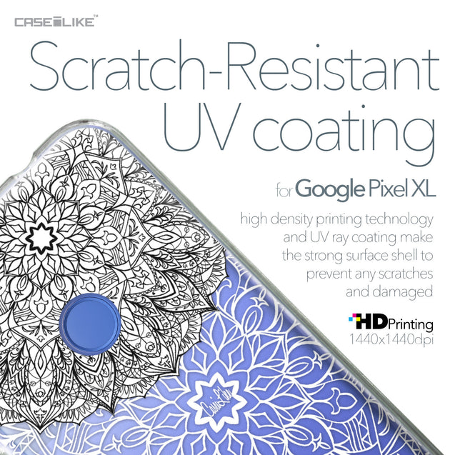 Google Pixel XL case Mandala Art 2093 with UV-Coating Scratch-Resistant Case | CASEiLIKE.com