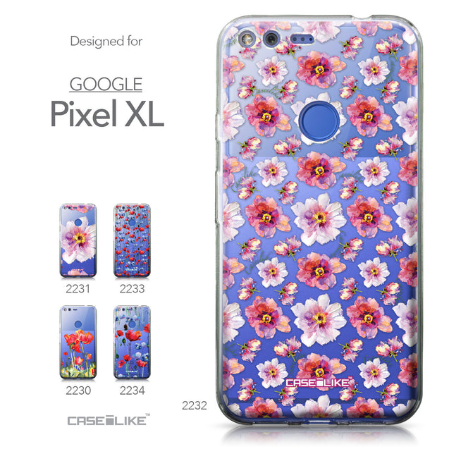 Google Pixel XL case Watercolor Floral 2232 Collection | CASEiLIKE.com