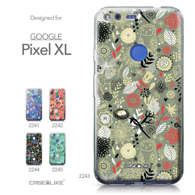 Google Pixel XL case Spring Forest Gray 2243 Collection | CASEiLIKE.com