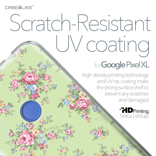 Google Pixel XL case Floral Rose Classic 2262 with UV-Coating Scratch-Resistant Case | CASEiLIKE.com