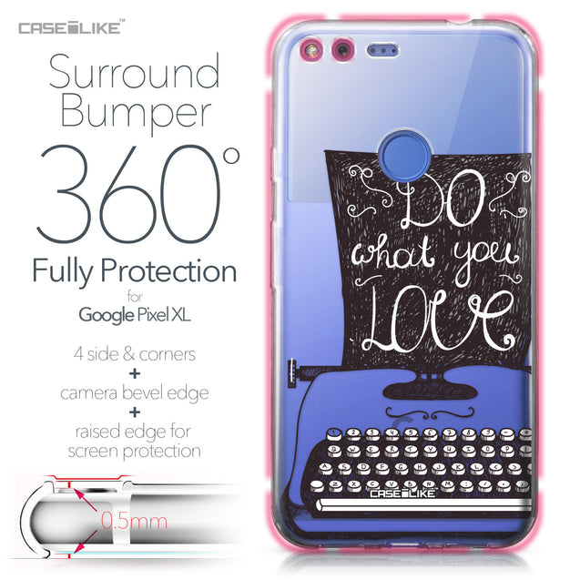 Google Pixel XL case Quote 2400 Bumper Case Protection | CASEiLIKE.com