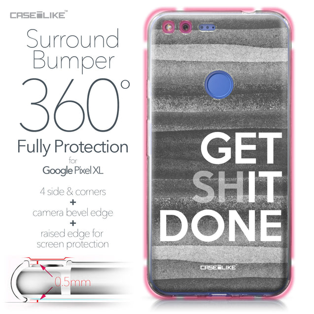 Google Pixel XL case Quote 2429 Bumper Case Protection | CASEiLIKE.com