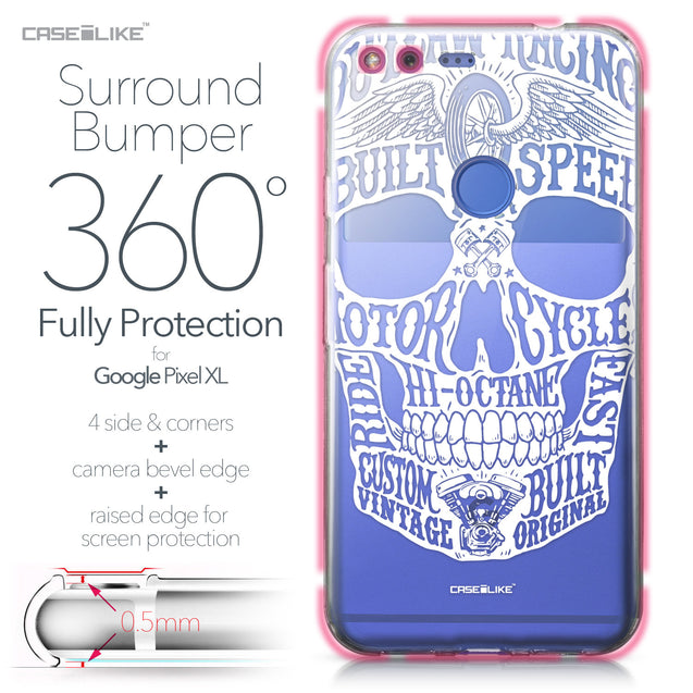 Google Pixel XL case Art of Skull 2530 Bumper Case Protection | CASEiLIKE.com