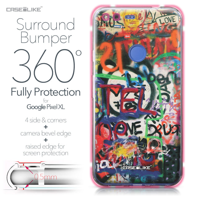 Google Pixel XL case Graffiti 2721 Bumper Case Protection | CASEiLIKE.com