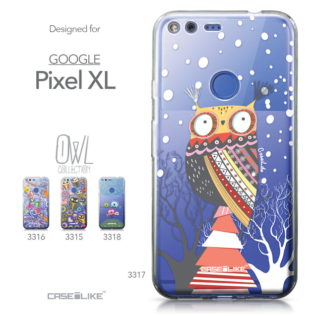 Google Pixel XL case Owl Graphic Design 3317 Collection | CASEiLIKE.com