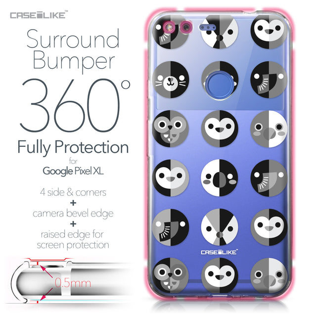 Google Pixel XL case Animal Cartoon 3639 Bumper Case Protection | CASEiLIKE.com