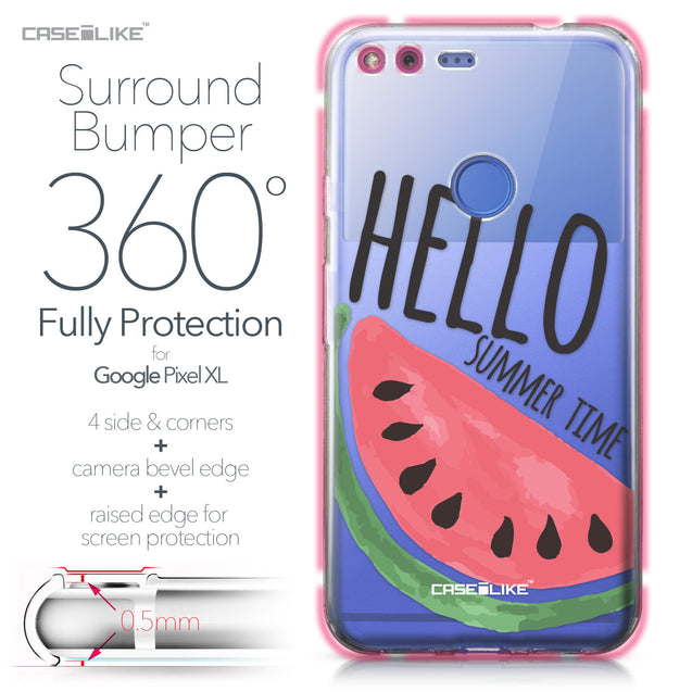 Google Pixel XL case Water Melon 4821 Bumper Case Protection | CASEiLIKE.com