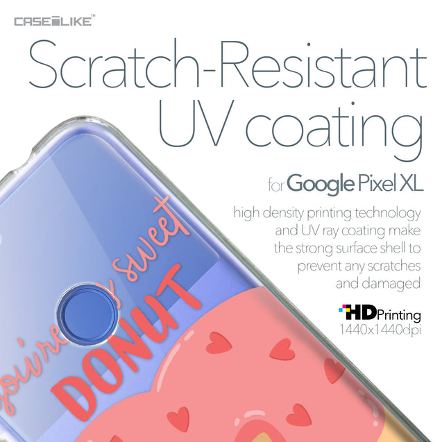 Google Pixel XL case Dounuts 4823 with UV-Coating Scratch-Resistant Case | CASEiLIKE.com