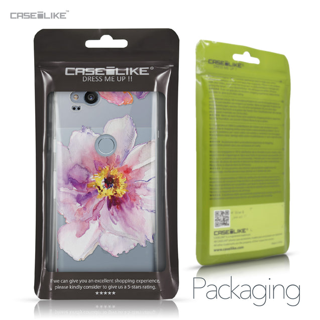Google Pixel 2 case Watercolor Floral 2231 Retail Packaging | CASEiLIKE.com