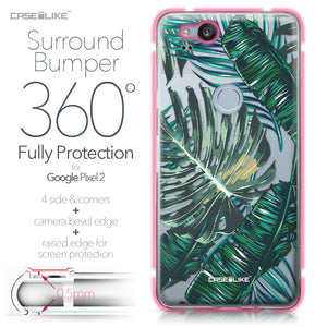 Google Pixel 2 case Tropical Palm Tree 2238 Bumper Case Protection | CASEiLIKE.com