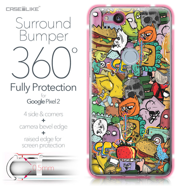 Google Pixel 2 case Graffiti 2731 Bumper Case Protection | CASEiLIKE.com