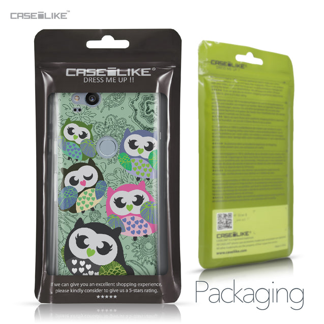 Google Pixel 2 case Owl Graphic Design 3313 Retail Packaging | CASEiLIKE.com