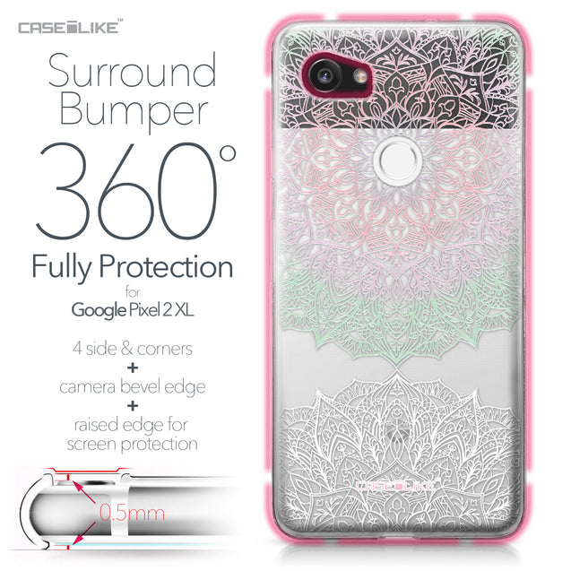 Google Pixel 2 XL case Mandala Art 2092 Bumper Case Protection | CASEiLIKE.com