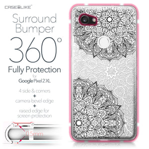 Google Pixel 2 XL case Mandala Art 2093 Bumper Case Protection | CASEiLIKE.com