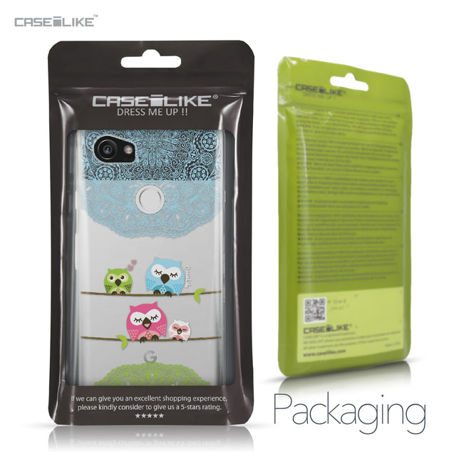 Google Pixel 2 XL case Owl Graphic Design 3318 Retail Packaging | CASEiLIKE.com