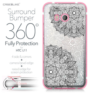 HTC U11 case Mandala Art 2093 Bumper Case Protection | CASEiLIKE.com