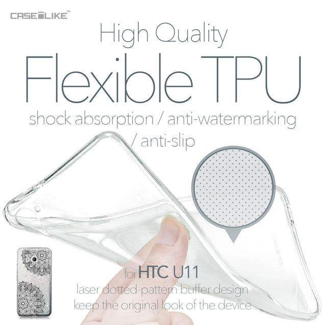 HTC U11 case Mandala Art 2093 Soft Gel Silicone Case | CASEiLIKE.com