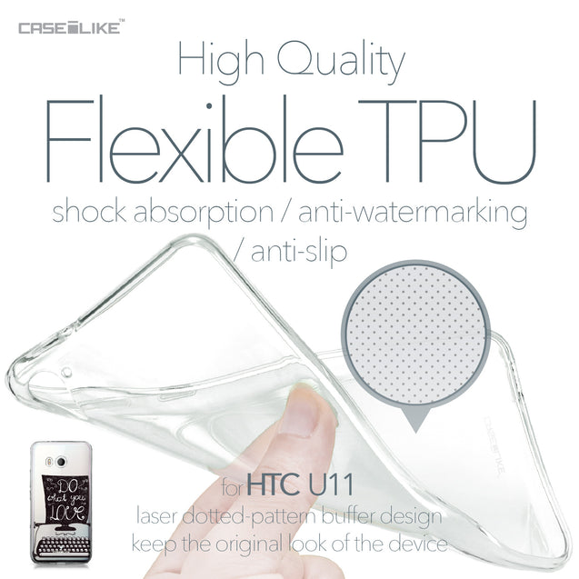 HTC U11 case Quote 2400 Soft Gel Silicone Case | CASEiLIKE.com