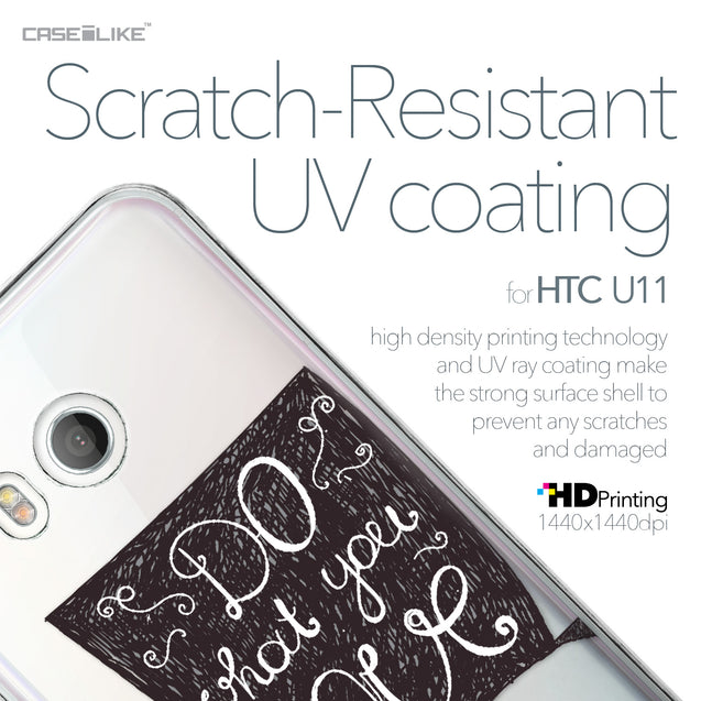 HTC U11 case Quote 2400 with UV-Coating Scratch-Resistant Case | CASEiLIKE.com