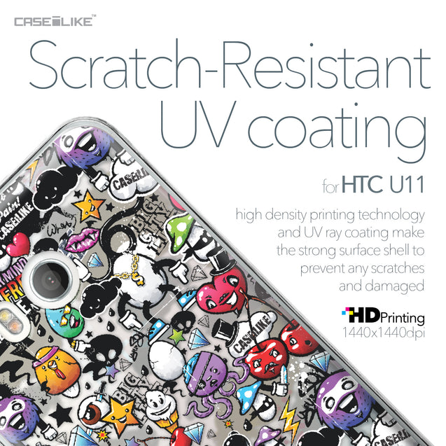 HTC U11 case Graffiti 2703 with UV-Coating Scratch-Resistant Case | CASEiLIKE.com