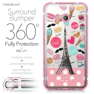 HTC U11 case Paris Holiday 3904 Bumper Case Protection | CASEiLIKE.com